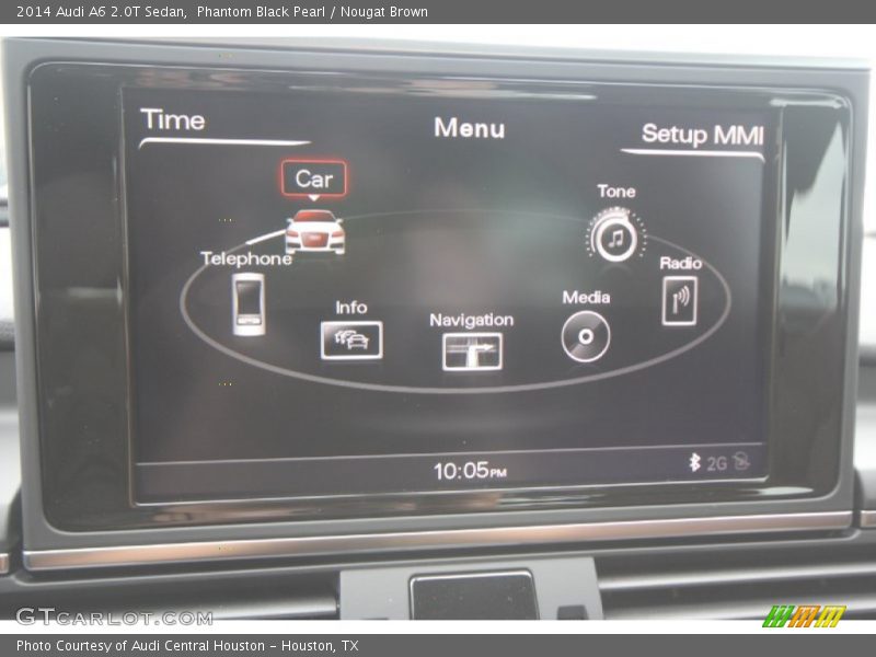 Phantom Black Pearl / Nougat Brown 2014 Audi A6 2.0T Sedan