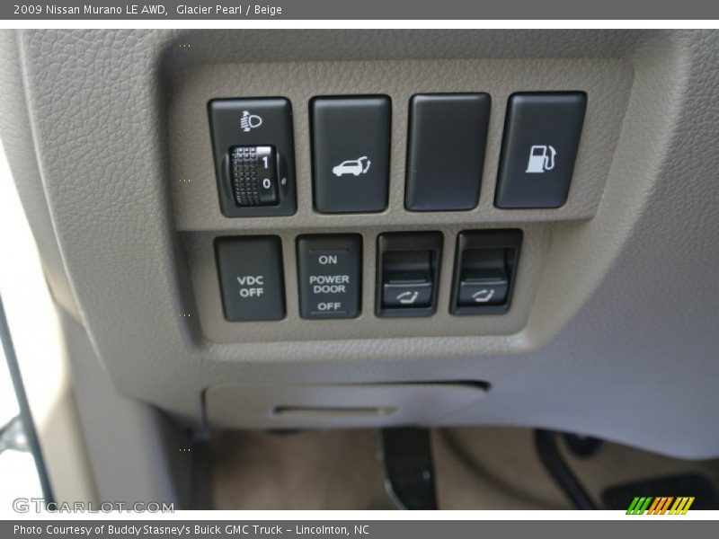 Glacier Pearl / Beige 2009 Nissan Murano LE AWD