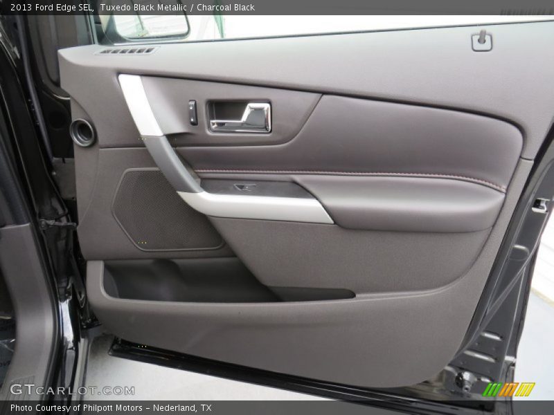 Tuxedo Black Metallic / Charcoal Black 2013 Ford Edge SEL
