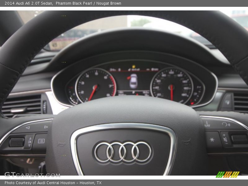 Phantom Black Pearl / Nougat Brown 2014 Audi A6 2.0T Sedan