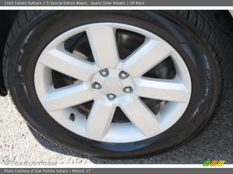 Quartz Silver Metallic / Off Black 2009 Subaru Outback 2.5i Special Edition Wagon