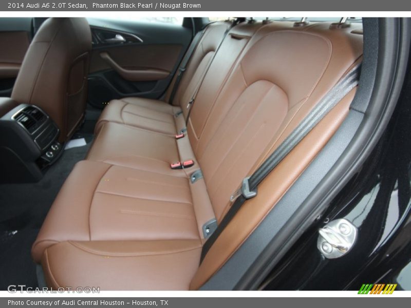 Phantom Black Pearl / Nougat Brown 2014 Audi A6 2.0T Sedan