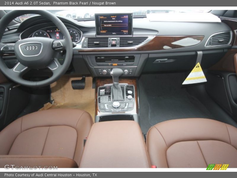 Phantom Black Pearl / Nougat Brown 2014 Audi A6 2.0T Sedan