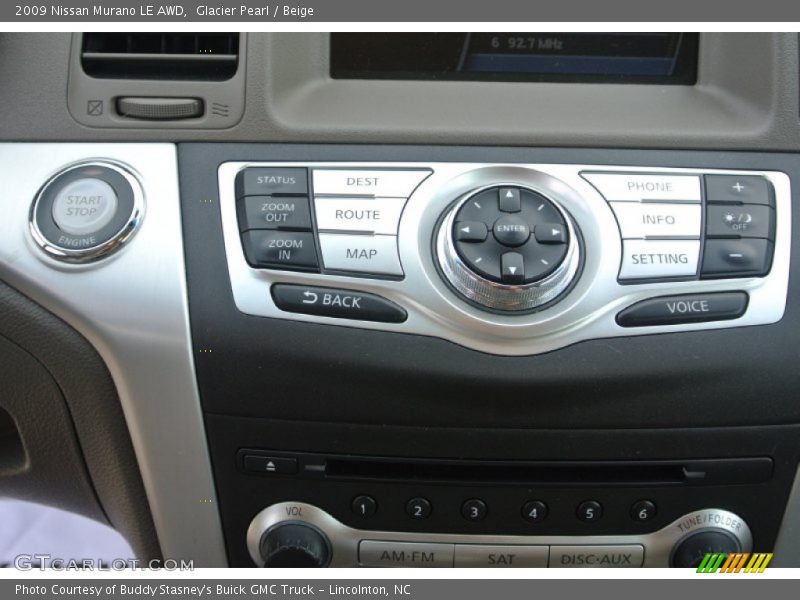 Glacier Pearl / Beige 2009 Nissan Murano LE AWD