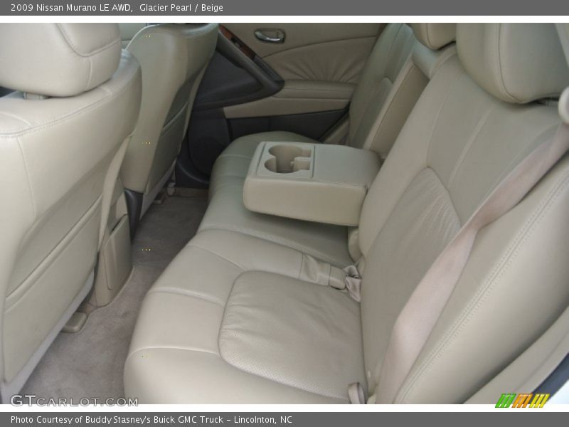 Glacier Pearl / Beige 2009 Nissan Murano LE AWD