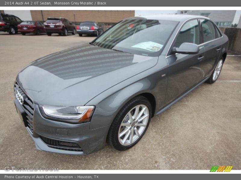 Monsoon Grey Metallic / Black 2014 Audi A4 2.0T Sedan