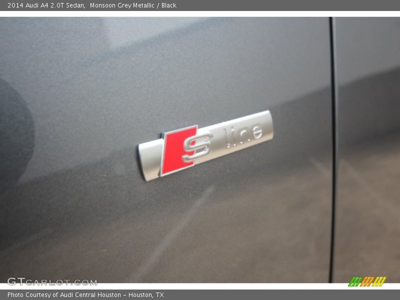 Monsoon Grey Metallic / Black 2014 Audi A4 2.0T Sedan