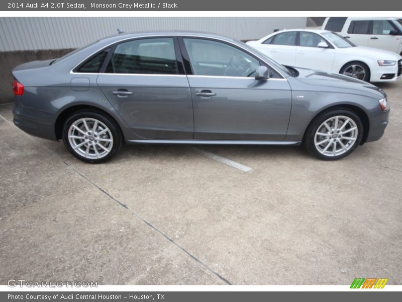 Monsoon Grey Metallic / Black 2014 Audi A4 2.0T Sedan