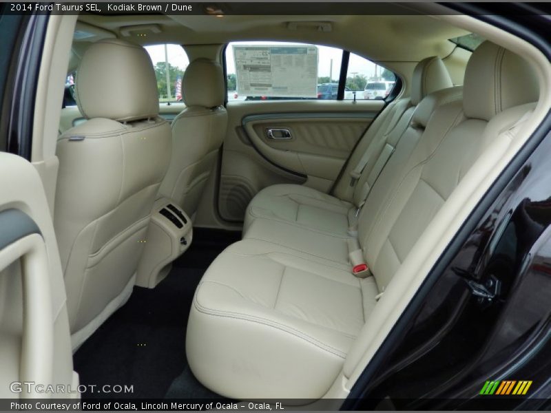 Rear Seat of 2014 Taurus SEL