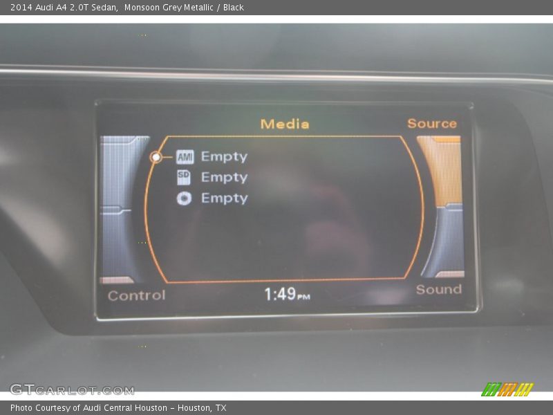 Monsoon Grey Metallic / Black 2014 Audi A4 2.0T Sedan