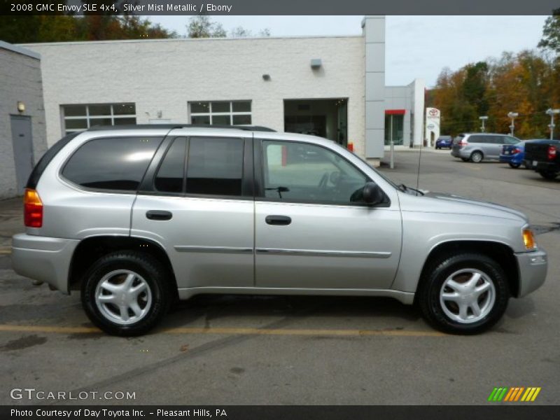 Silver Mist Metallic / Ebony 2008 GMC Envoy SLE 4x4