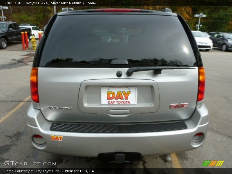 Silver Mist Metallic / Ebony 2008 GMC Envoy SLE 4x4