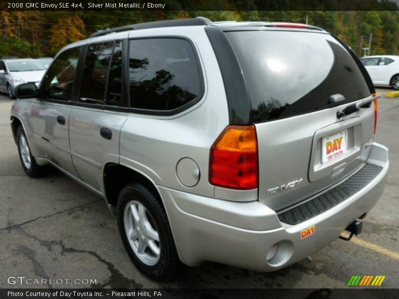 Silver Mist Metallic / Ebony 2008 GMC Envoy SLE 4x4