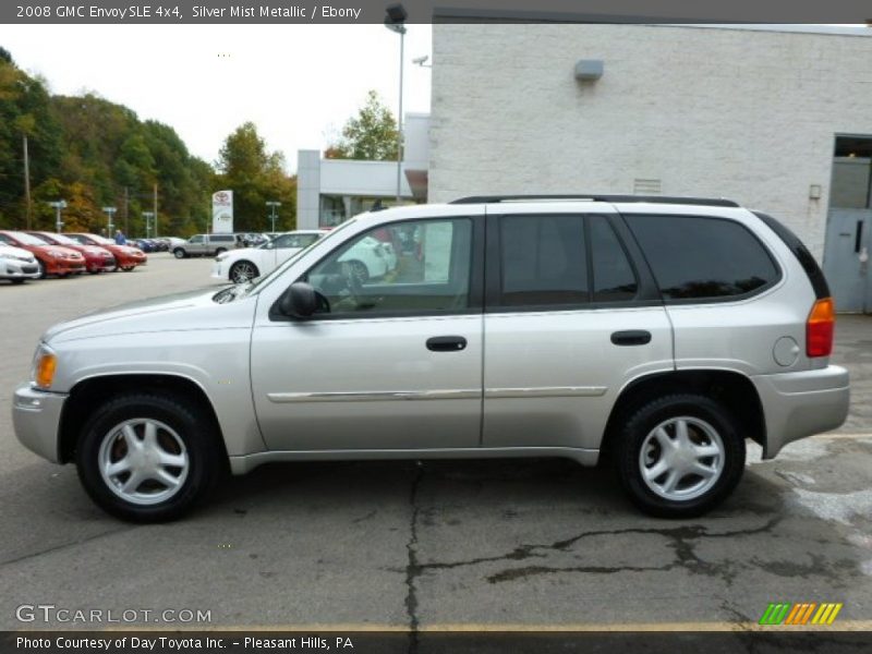 Silver Mist Metallic / Ebony 2008 GMC Envoy SLE 4x4