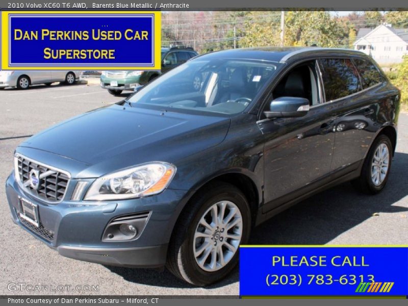 Barents Blue Metallic / Anthracite 2010 Volvo XC60 T6 AWD