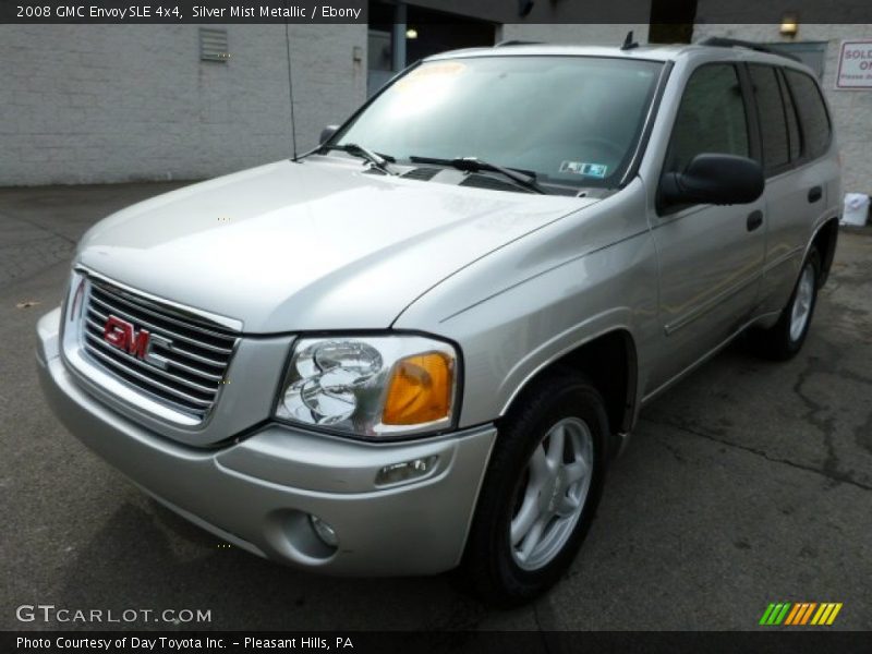 Silver Mist Metallic / Ebony 2008 GMC Envoy SLE 4x4
