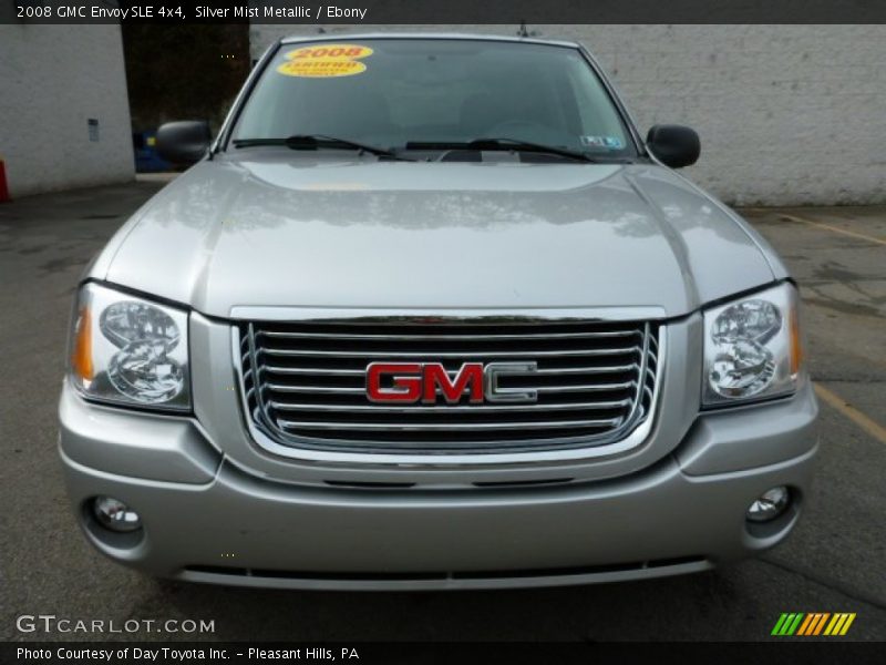 Silver Mist Metallic / Ebony 2008 GMC Envoy SLE 4x4