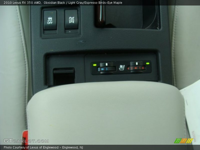 Obsidian Black / Light Gray/Espresso Birds-Eye Maple 2010 Lexus RX 350 AWD