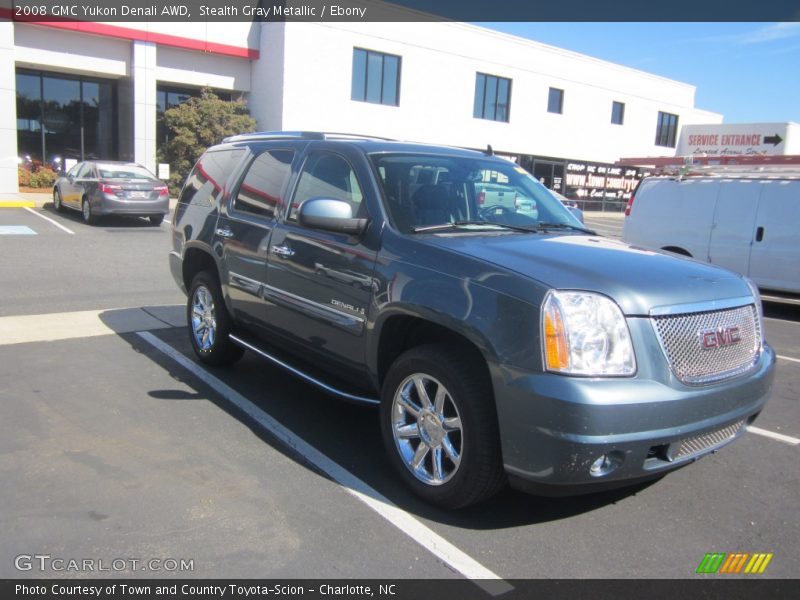 Stealth Gray Metallic / Ebony 2008 GMC Yukon Denali AWD