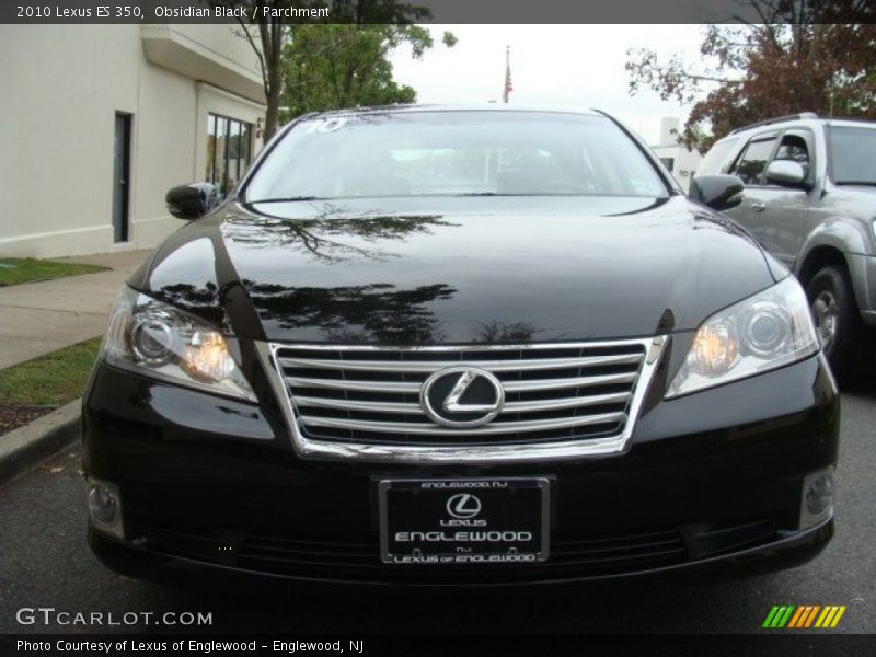 Obsidian Black / Parchment 2010 Lexus ES 350