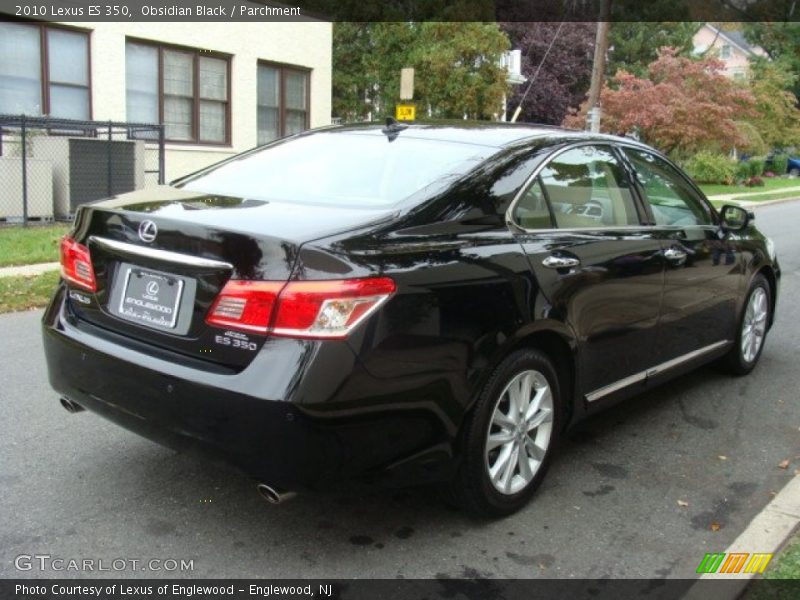 Obsidian Black / Parchment 2010 Lexus ES 350