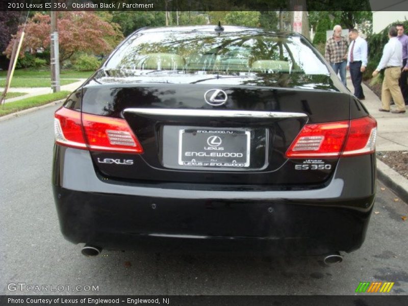 Obsidian Black / Parchment 2010 Lexus ES 350