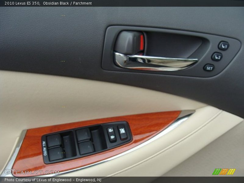 Obsidian Black / Parchment 2010 Lexus ES 350