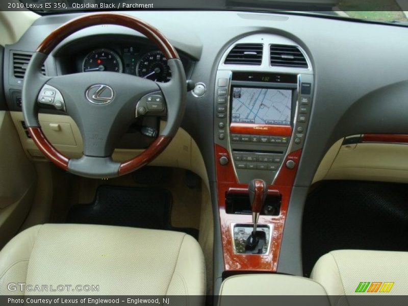 Obsidian Black / Parchment 2010 Lexus ES 350