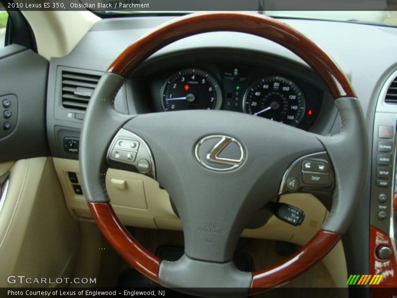 Obsidian Black / Parchment 2010 Lexus ES 350
