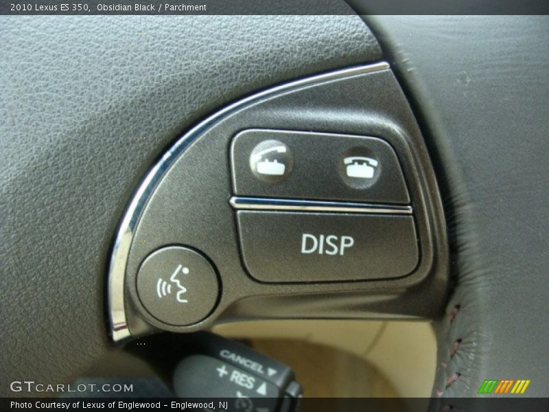 Obsidian Black / Parchment 2010 Lexus ES 350