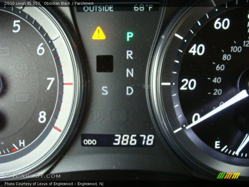 Obsidian Black / Parchment 2010 Lexus ES 350