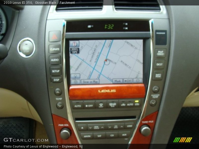 Obsidian Black / Parchment 2010 Lexus ES 350