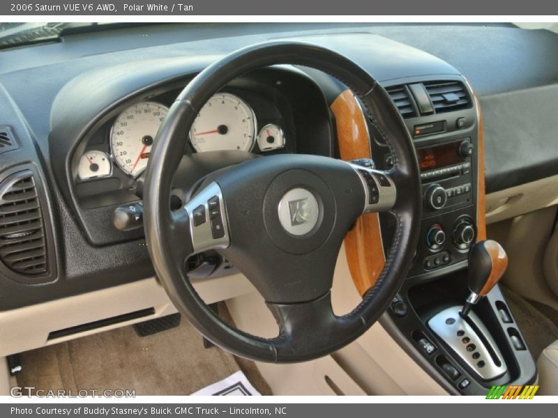 Polar White / Tan 2006 Saturn VUE V6 AWD