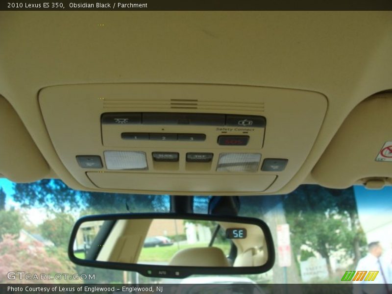 Obsidian Black / Parchment 2010 Lexus ES 350