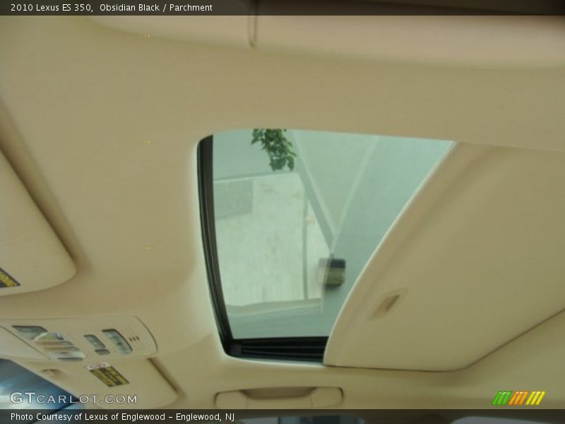 Obsidian Black / Parchment 2010 Lexus ES 350