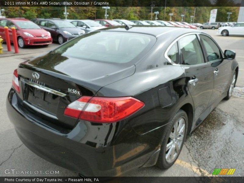 Black Obsidian / Graphite 2011 Infiniti M 56x AWD Sedan