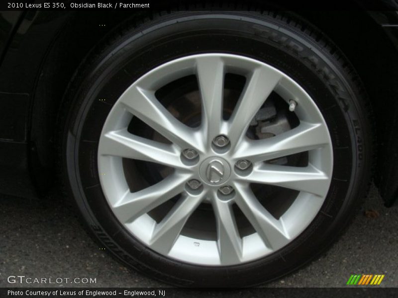 Obsidian Black / Parchment 2010 Lexus ES 350