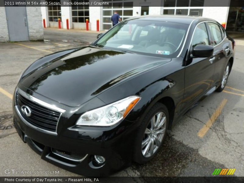 Front 3/4 View of 2011 M 56x AWD Sedan