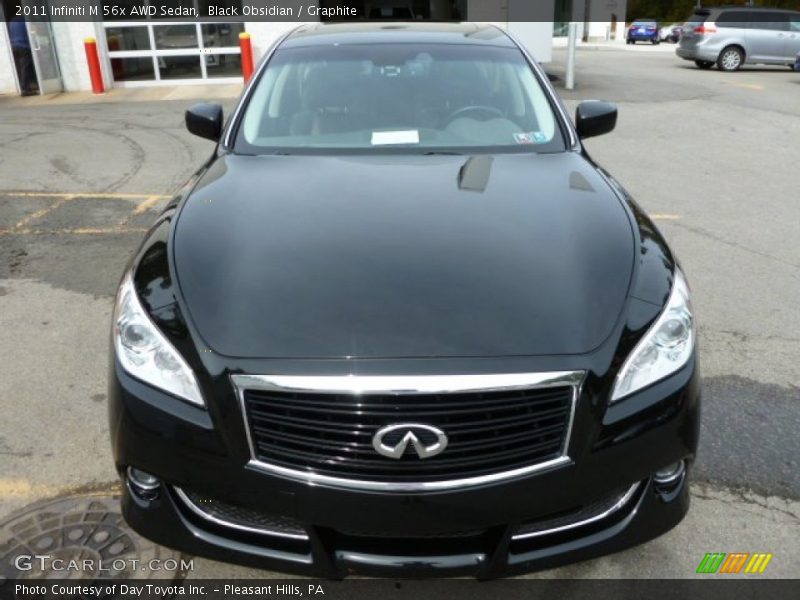 Black Obsidian / Graphite 2011 Infiniti M 56x AWD Sedan