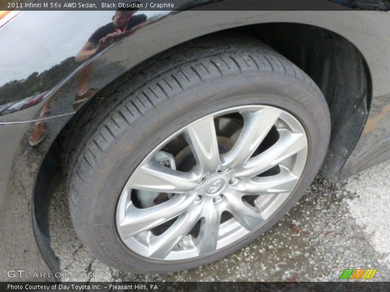 Black Obsidian / Graphite 2011 Infiniti M 56x AWD Sedan