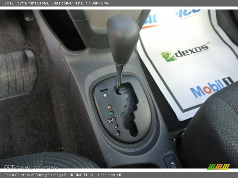 Classic Silver Metallic / Dark Gray 2012 Toyota Yaris Sedan
