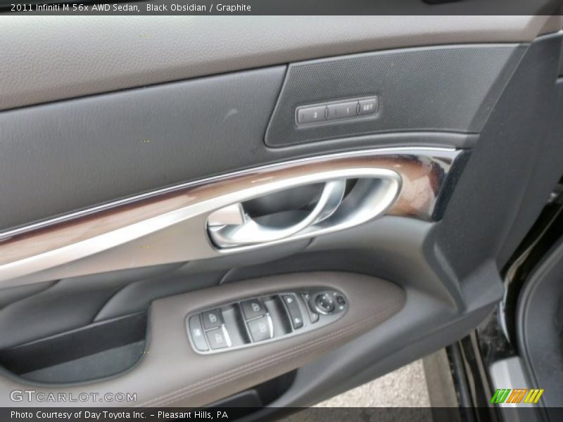 Black Obsidian / Graphite 2011 Infiniti M 56x AWD Sedan