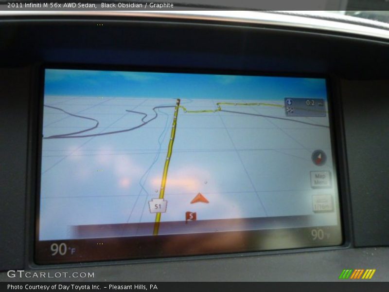 Black Obsidian / Graphite 2011 Infiniti M 56x AWD Sedan