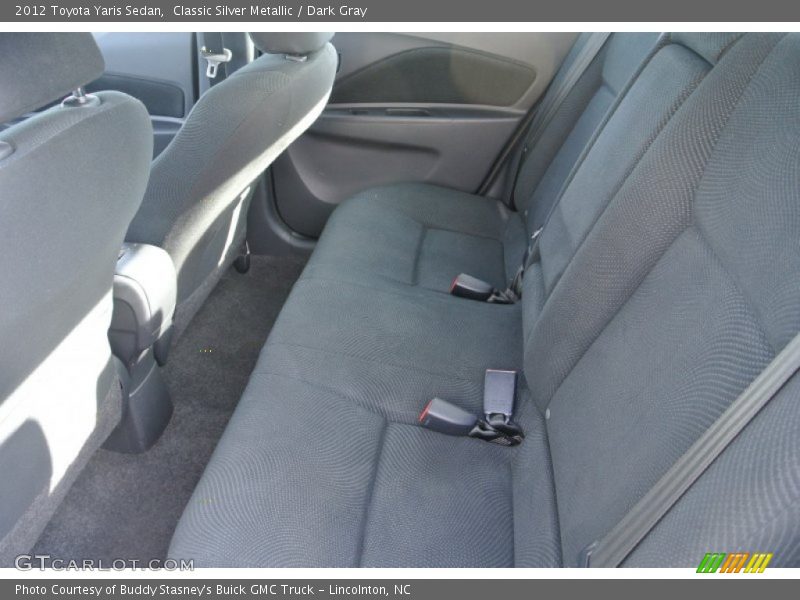 Classic Silver Metallic / Dark Gray 2012 Toyota Yaris Sedan