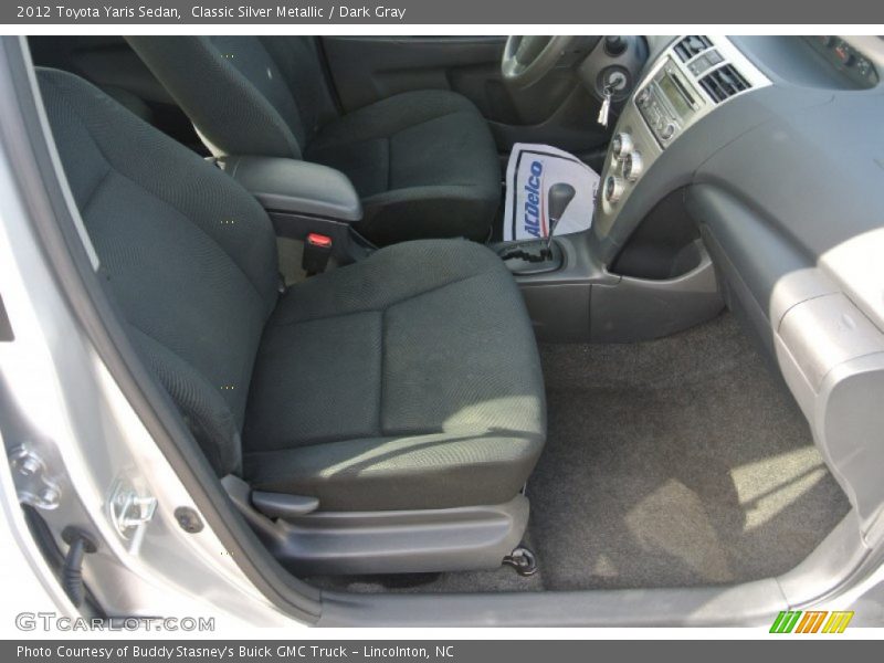 Classic Silver Metallic / Dark Gray 2012 Toyota Yaris Sedan