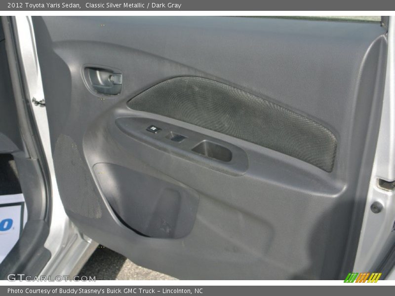 Classic Silver Metallic / Dark Gray 2012 Toyota Yaris Sedan