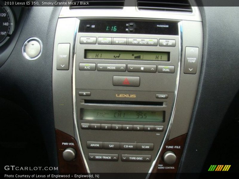 Smoky Granite Mica / Black 2010 Lexus ES 350