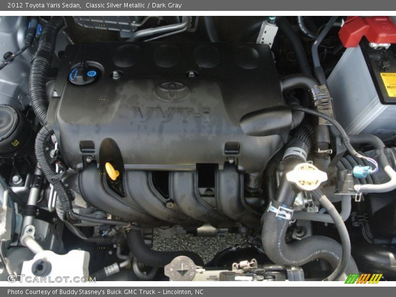 Classic Silver Metallic / Dark Gray 2012 Toyota Yaris Sedan