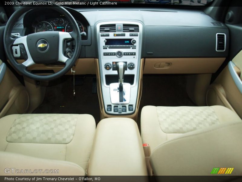 Gold Mist Metallic / Light Cashmere 2009 Chevrolet Equinox LS