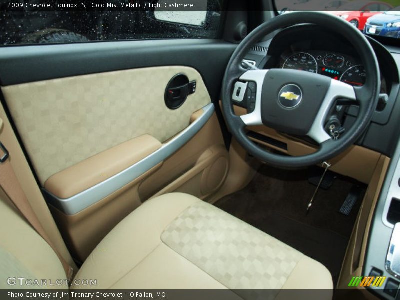 Gold Mist Metallic / Light Cashmere 2009 Chevrolet Equinox LS